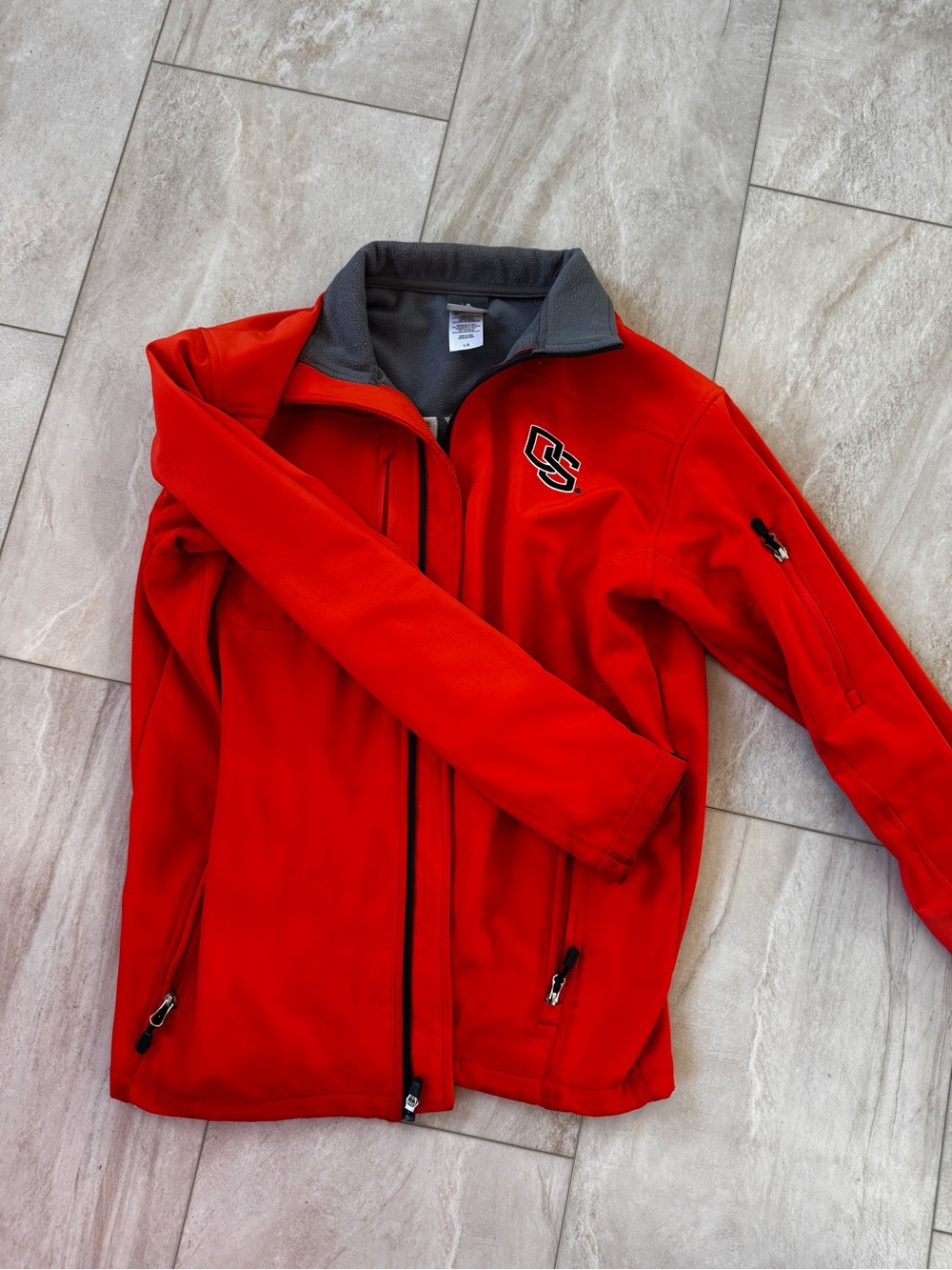 Oregon State University Softshell Jacket with Fleece Lining- Mens